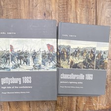 Praeger Carl Smith Civil War Battle Book Lot: Gettysburg 1863, Chancellorsville picture