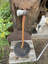 Nice Vintage Collins Bonded Single Bit Axe 🪓W/Nice 34”Handle picture