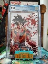 Toriyama Tribute CGC 9.8 Kirkham Battle Damage Goku Foil Dallas Expo LTD 30 picture