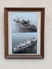 USS Regulus AF-57 US Navy Store Ship Framed Photo Lot Vietnam Era Cold War picture