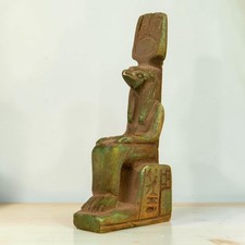 Unique Ancient Egyptian Statue Thoth God Pharaonic Antiquities Rare Antique BC picture