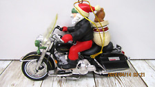 Vintage Harley Davidson collectibles Christmas Santa Claus Holiday Riding Motorc picture