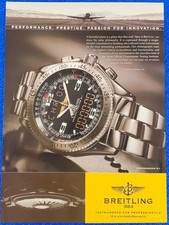 2000 Breitling B-1 Chronometer Aviator Jet Pilot Aviation Instruments Print Ad picture
