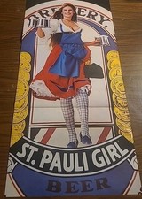 ST. Pauli Girl Beer Vintage 3 Page Poster  picture