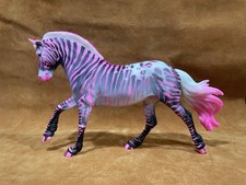 OOAK Custom Breyer Traditional Fjord Astrid Hot Pink/Grey Zorse Appaloosa picture