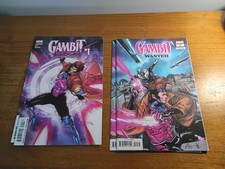 GAMBIT WANTED # 1  MAIN VF- & # 2 VARIANT NM MARVEL COMICS 2026 picture