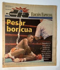 Newspaper El Nuevo Dia de Puerto Rico 9/30/2001 Felix Trinidad Vs. Hopkins picture