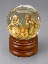 Vintage 1993 Fontanini Roman Nativity Holy Family Glitter Globe Snow Globe 94060 picture