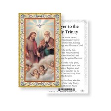 Prayer to Holy Trinity Holy Card (10-pack) with Two Free Bonus Cards Included picture