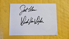 DICK VAN DYKE SIGNED 4x6 INDEX CARD AUTOGRAPH picture