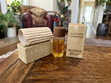 Rare Vintage Woodhue Fabergé Cologne Original Woodgrain Box 1 Fl Oz Mid Century picture