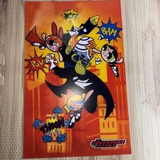 VINTAGE 2000 THE POWERPUFF GIRLS Poster Multicolor Classic Biff Bam picture