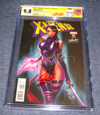 CGC 9.8 SS X MEN 92 #1 J SCOTT CAMPBELL & STAN LEE SIGNED STAN LEE BANNER MARVEL picture