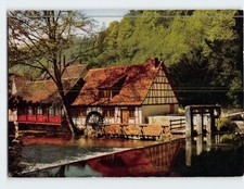 Postcard Blaubeuren Blautopf Spring in Germany picture