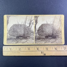 Pedestal Rock Stereoview J. B. Linn Lookout Mountain Tennessee 1860s picture