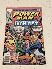 LUKE CAGE POWER MAN #48 comic COVER ART 4 color acetate 1977 IRON FIST KEY KANE picture