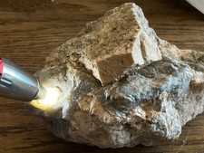 Pegmatite rock 5.13lb quartz feldspar raw natural specimen morongo valley ca picture