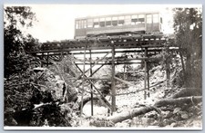 K45/ Austin Texas RPPC Postcard c1970s REPRINT Trolley Bridge 346 picture
