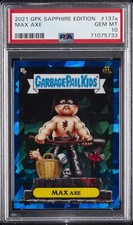 2021 GARBAGE PAIL KIDS SAPPHIRE EDITION #137A MAX AXE PSA 10 picture