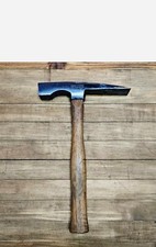 Masons Geology HAMMER Chipping Mason Stonework • VINTAGE Stanley PRISTINE ☆US picture