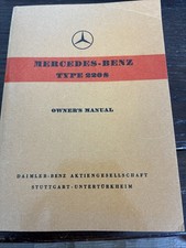 Original MERCEDES-BENZ Type 220S Owner's Manual 1958-59 picture
