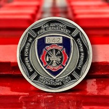 San Antonio Fire Department Challenge Coin Medical Special Operations Unit picture