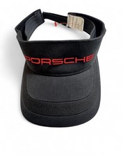 Porsche Driver’s Selection Visor. Qty. 2 Black & White Embroidered Visors picture