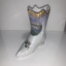 Vintage Souvenir Niagara Falls China Whimsical Shoe Germany 4.5 Inches picture