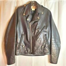 Vintage 1960s Harley Davidson Leather Jacket Cycle Champ Size 38 Small Rare Find picture