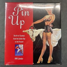 1999 Vintage Pinup Calendar Same Days as 2027 Factory Sealed Unopened picture