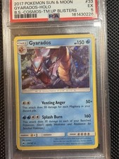 POP 2 Pokemon 2017 Sun & Moon Gyarados Cosmos Holo 33/147 English PSA 5 picture