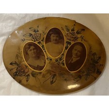 Vintage Photo Family Portrait Button picture