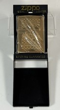 NOS 1998 Zippo Optimo 100th Anniversary Brass Lighter New & Sealed XIV In Box picture