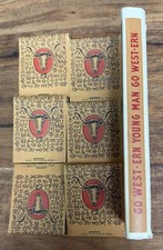 Vtg WESTWARD HO Match Pack Go WEST-ERN Young Man UNSTRUCK Diamond San Francisco picture