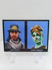 2020 Panini Fortnite Black Frame Sticker Series Ghoul Trooper/Infiltrator #314 picture