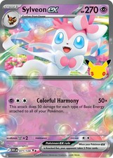 Sylveon ex 071/128 Double Rare ME: 30th Celebration NM picture