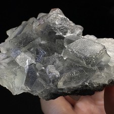 Natural Crystal Water Clear Fluorite Cluster Xianghuapu China Specimen B62 picture