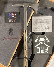 NEW RMJ Tactical Eagle Talon S7 Edition Tomahawk Tungsten Cerakote Black G10 picture