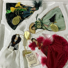 Bradford Editions Scarlett O'Hara Legendary Costumes Ornaments Lot of 4 picture