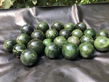 Beautiful 20KG Natural Nephrite Jade Polished Ball Shape Gemstone Wholesale Lot picture
