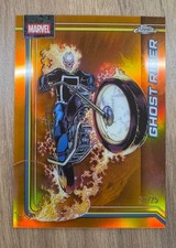 2026 Topps Chrome Marvel Ghost Rider Orange Storm /25 picture