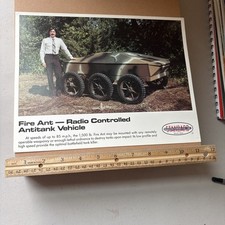 Vintage Standard Manufacturing Co Fire Ant Military Anti-Tank Vehicle Brochure picture