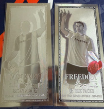 5 X SilverBack Charlie Kirk Freedom .999 Leaf Note 1/10 Troy Oz. Sound Money picture