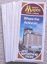 Vintage Mapes Hotel Casino In Reno Nevada Brochure  picture