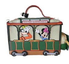 Disney Parks 2026 WDW Main Street Loungefly Trolley Bag New Adjustable Strap picture