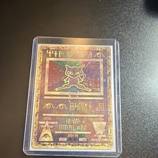 Pokémon Mewtwo Egyptian Theme Holographic Non-Sport Trading Card Single picture