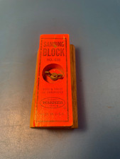 Vintage Warner No. 436 Sanding Block Wood Hand Sander Wing Nut Lock USA Tool picture