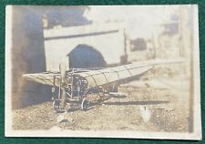 RPPC Bleriot monoplane model Real Photo Postcard Circa 1910 Aircraft aviation picture