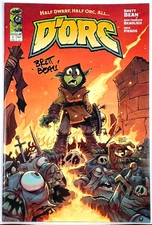 ⭐D'ORC #1 COVER A 1ST PRINT VARIANT SIGNED BY BRETT BEAN (COA) picture