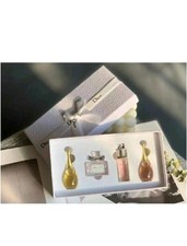 Dior Mini Fragrance Sampler Gift Set 4-Piece Mini Bottles Silver Gift Box picture